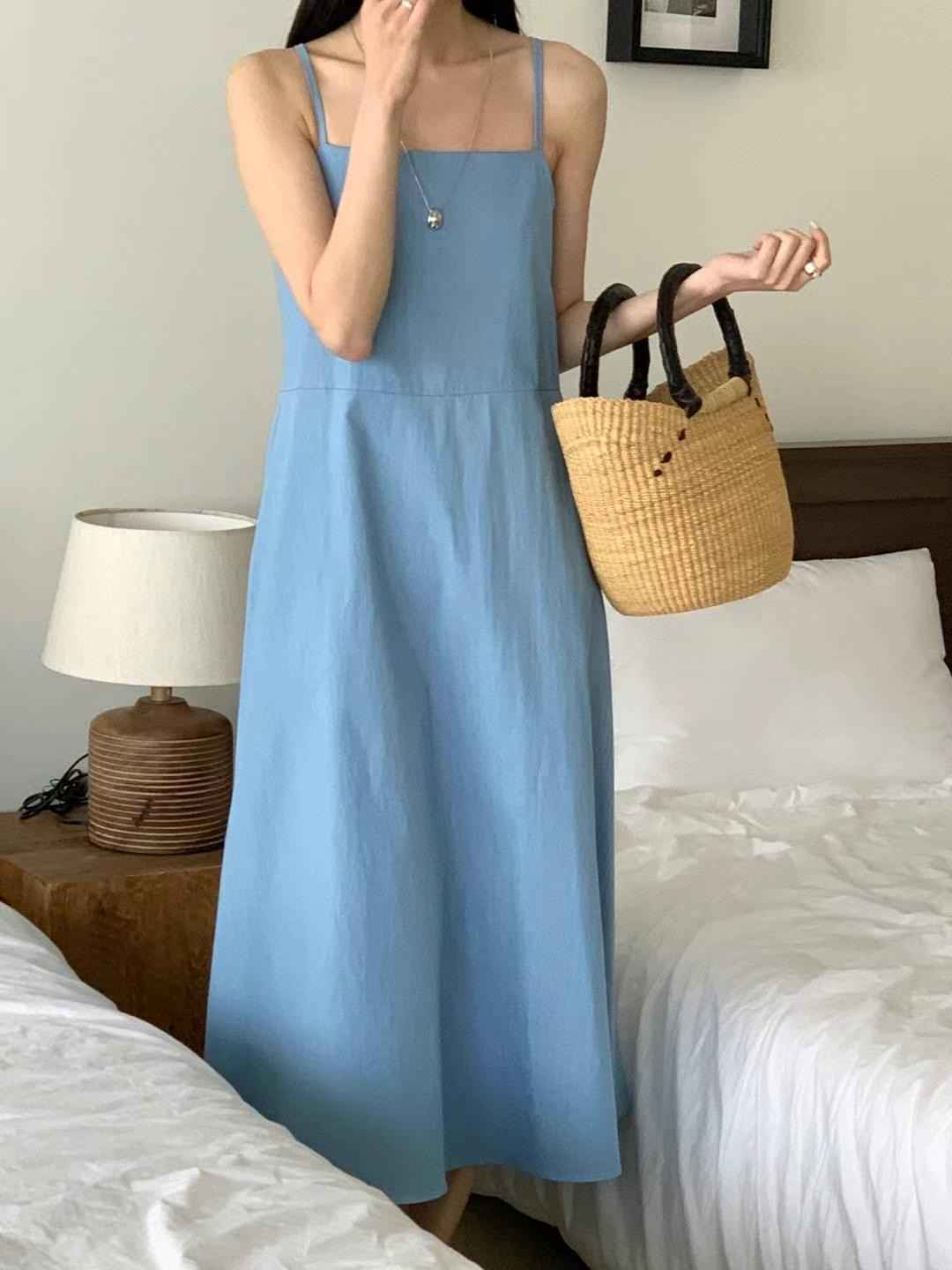 HACKER韓國代購㊣女裝新款25春夏休閑真品時尚推薦人氣連衣裙HACKER連衣裙