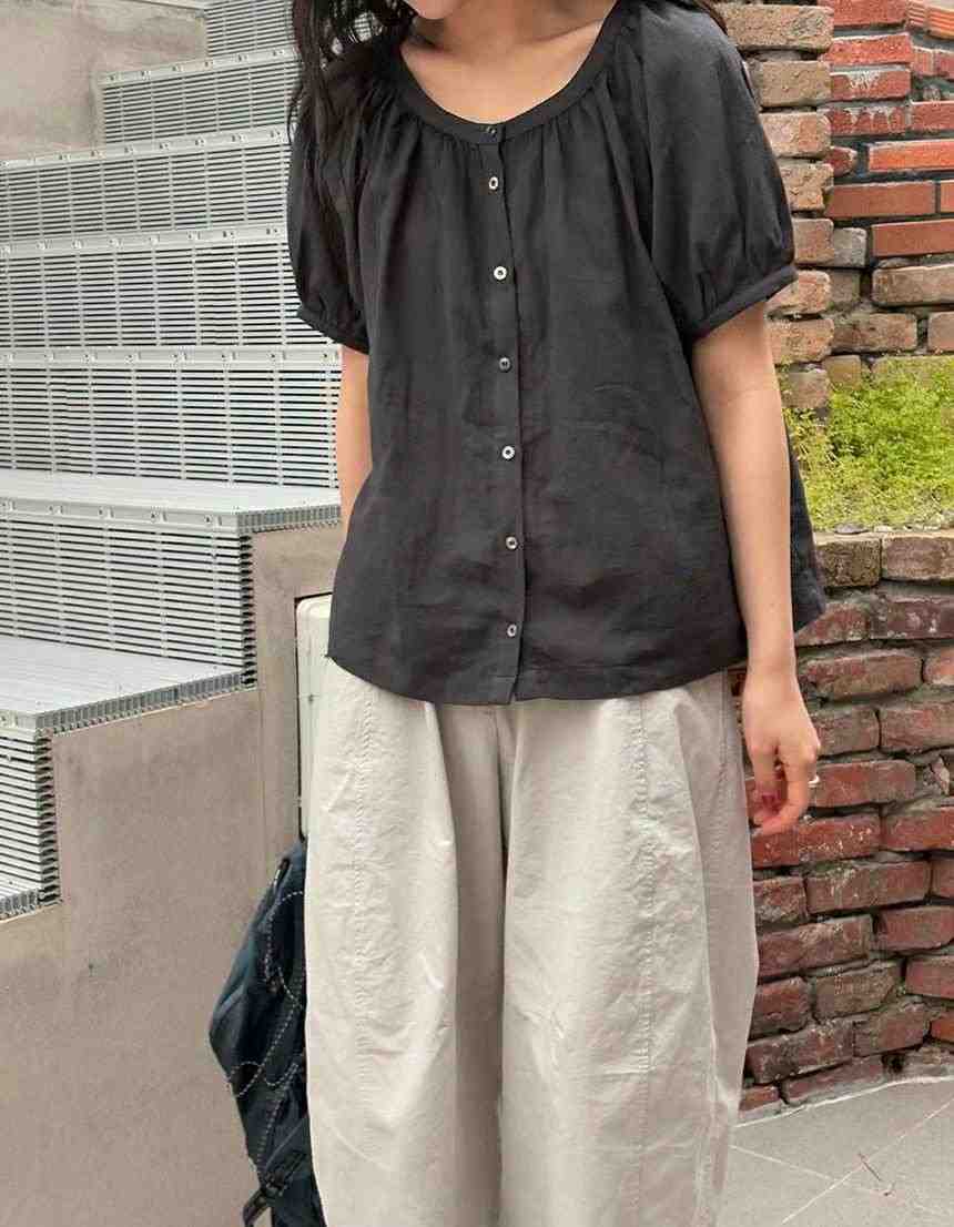 SIMPIEBEIGE韓國直郵㊣女士新款推薦25春夏人氣真品襯衫蕾絲衫SIMPIEBEIGE襯衫/蕾絲衫