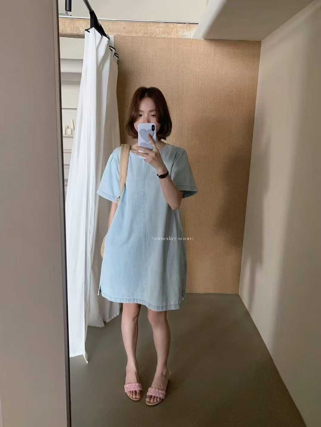 ANGE韓國直郵㊣女士新品推薦人氣職業時尚熱賣休閑25春夏連衣裙ANGE連衣裙