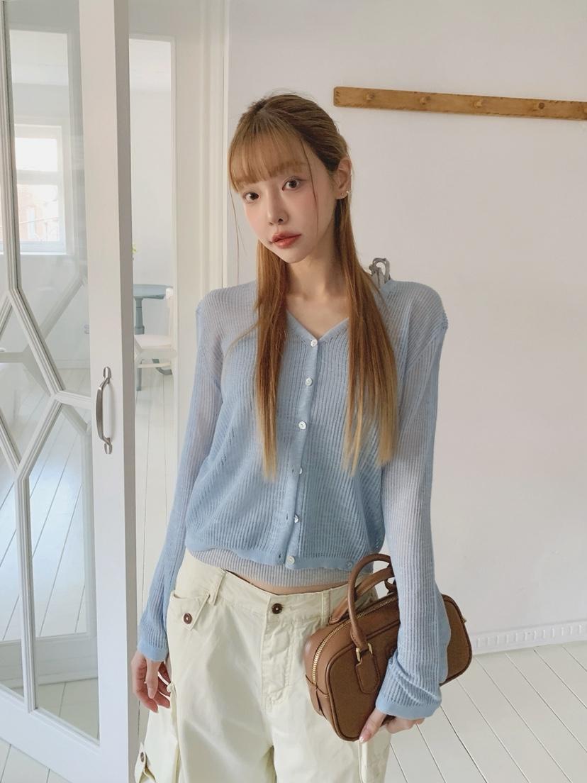 JKICHI韓國直郵㊣女裝新款職業真品熱賣25春夏休閑推薦針織衫JKICHI針織衫