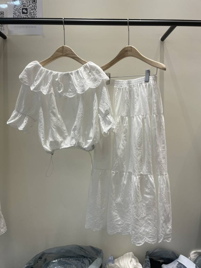 NEOUL東大門㊣實拍女裝新品人氣熱賣時尚推薦職業25春夏套裝NEOUL/ahin雙領標簽套裝