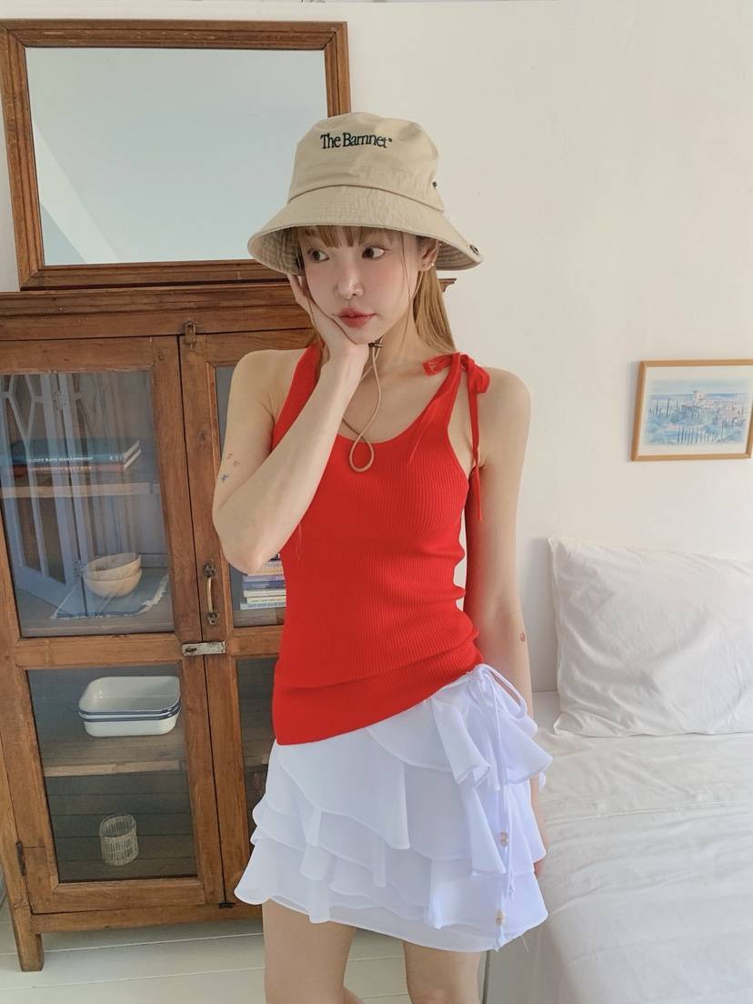 JKICHI韓國直郵㊣女裝新款職業休閑推薦真品25春夏吊帶背心JKICHI吊帶/背心