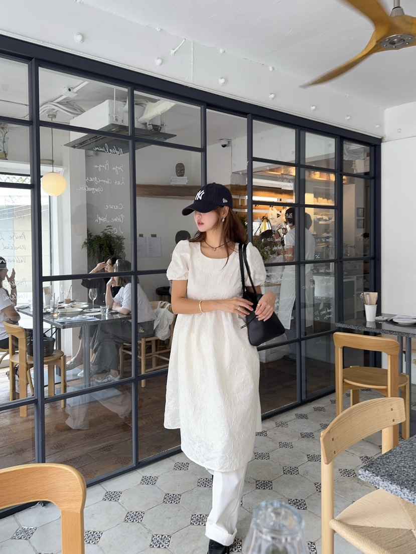 OUPPT東大門㊣實拍女士新款推薦熱賣25春夏人氣職業時尚連衣裙OUPPT連衣裙