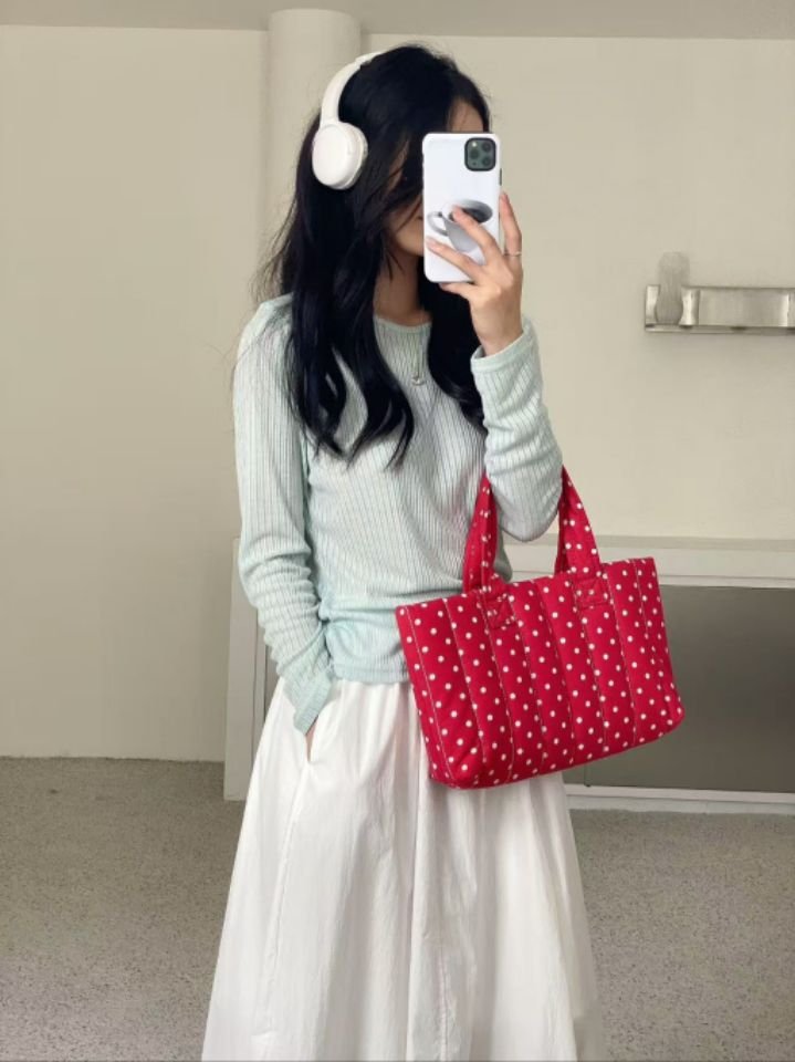 TROUVAILLE東大門㊣實拍女裝新品真品休閑時尚職業25春夏手提包TROUVAILLE手提包