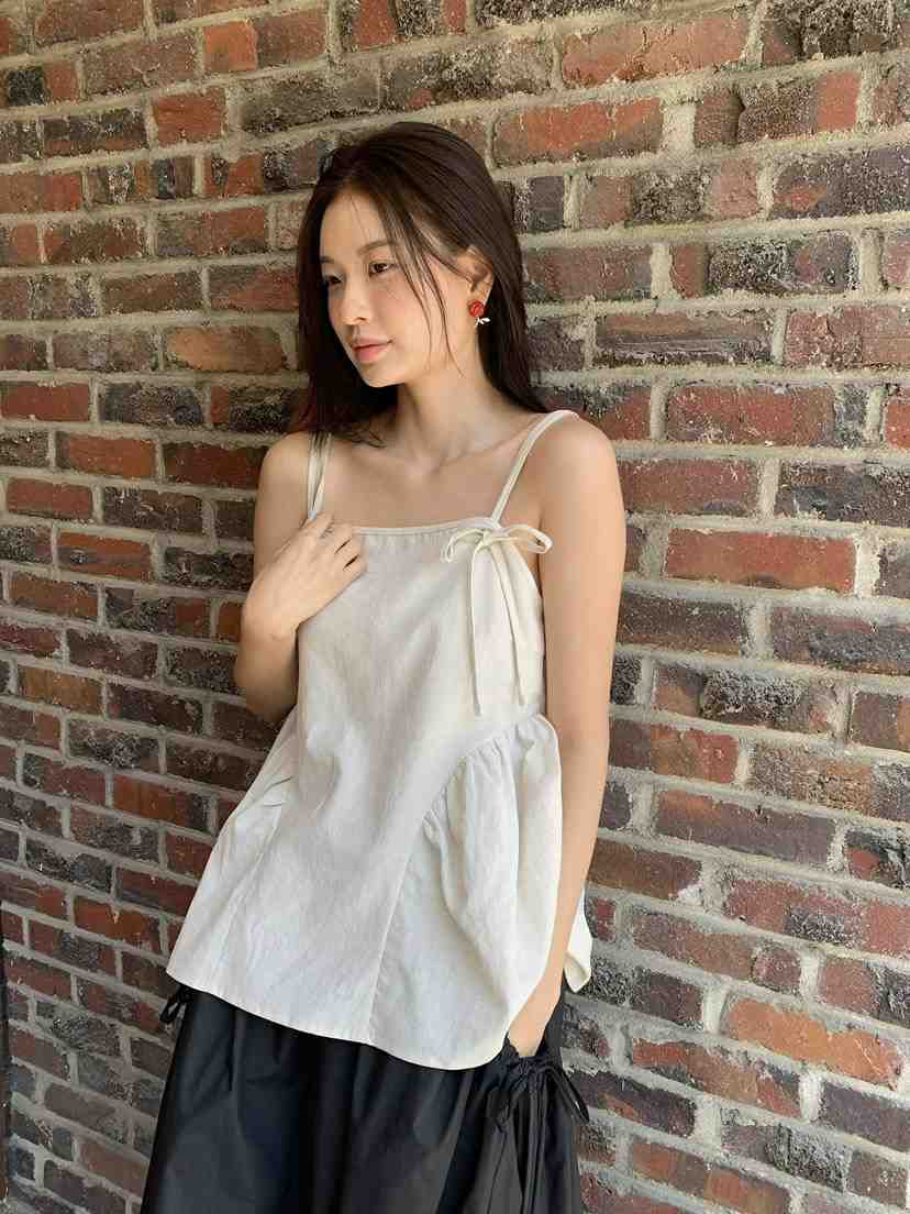 LOVE MY SANTA韓國直郵㊣女裝新品熱賣25春夏時尚吊帶背心Santa/LOVE MY SANTA吊帶/背心