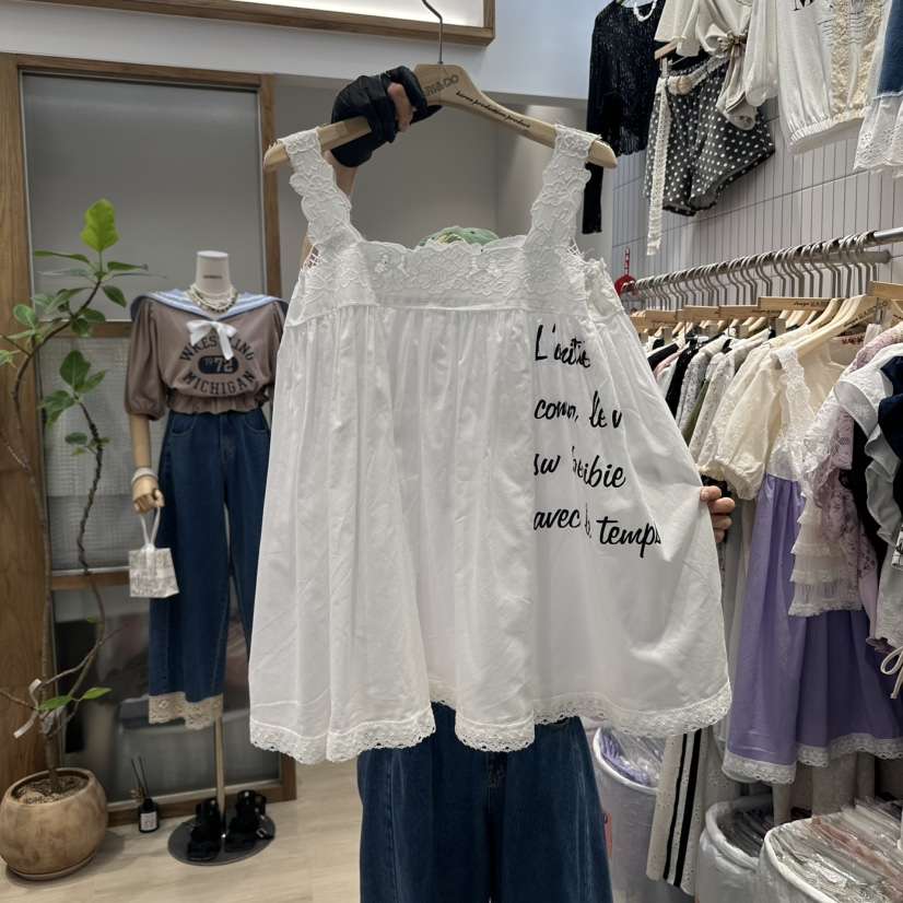 MARI CO韓國直郵㊣女裝新款人氣25春夏真品時尚熱賣吊帶背心MARI CO吊帶/背心