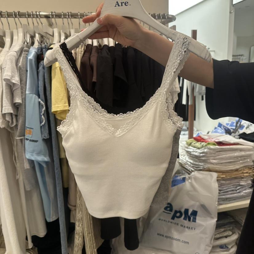 ARE韓國代購㊣女士新品時尚真品推薦人氣休閑職業25春夏吊帶背心ARE YOU/ARE吊帶/背心