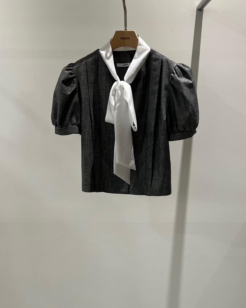 DENISE東大門㊣實拍女士新款人氣職業真品推薦休閑襯衫蕾絲衫DENISE襯衫/蕾絲衫