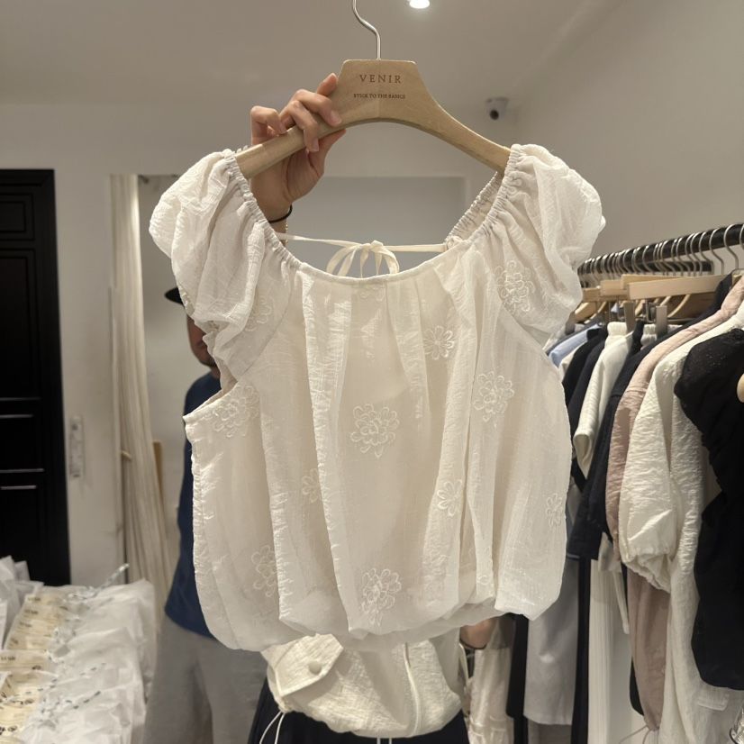 VENIR-a韓國直郵㊣女士新品時尚熱賣人氣真品推薦襯衫蕾絲衫VENIR-a襯衫/蕾絲衫