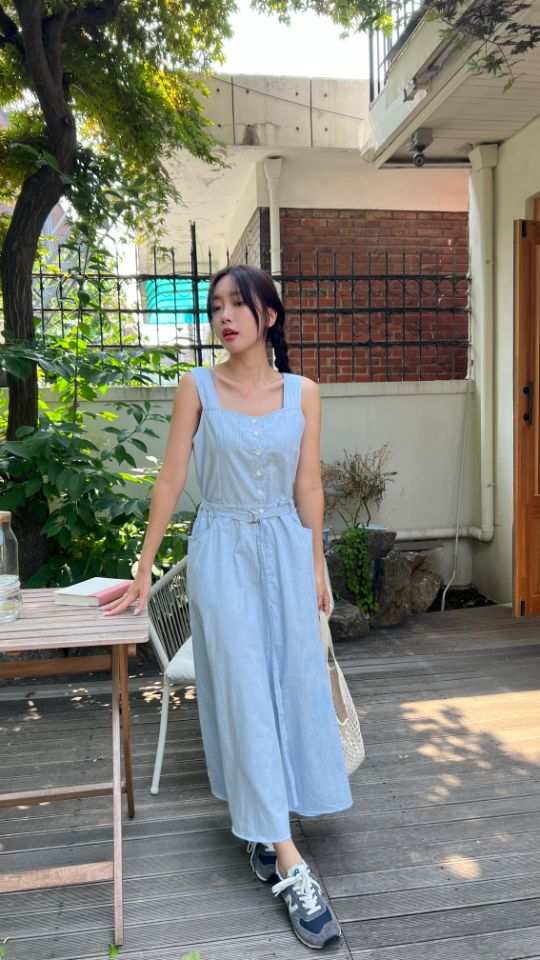 HEY/TO SEWING東大門㊣直郵女裝新款推薦25春夏連衣裙含腰帶BY HEY/TO SEWING連衣裙