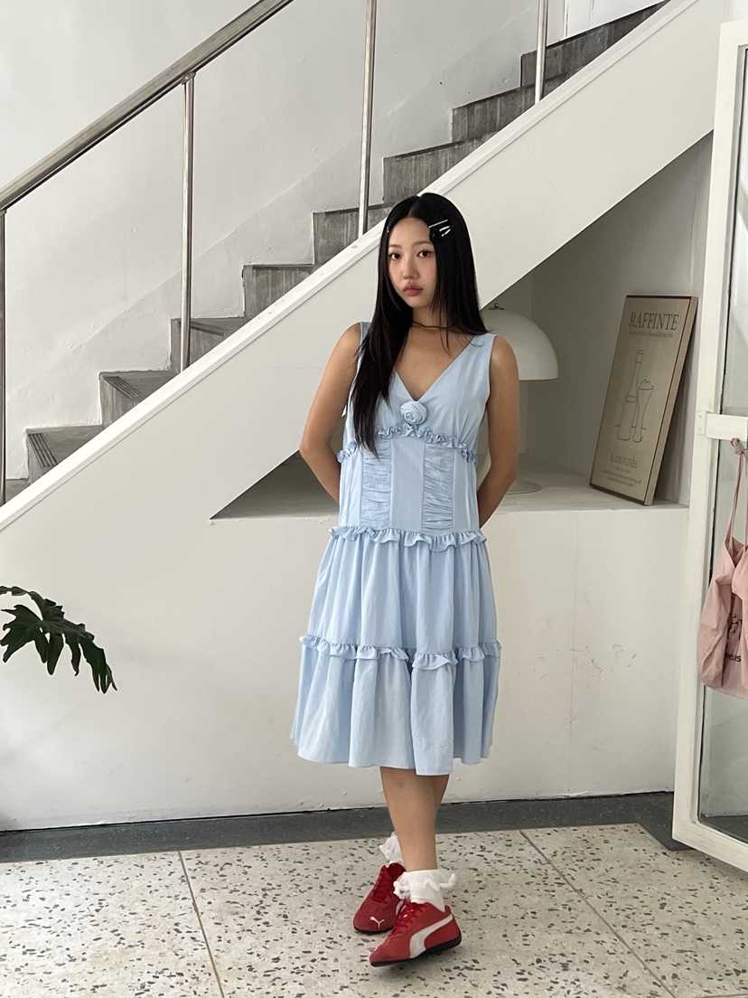 SUNDER MARKET東大門㊣實拍女裝新品人氣25春夏熱賣連衣裙SUNDER MARKET連衣裙