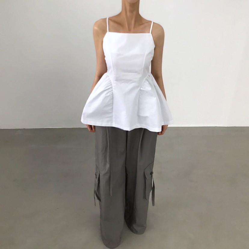 2TWO MOON東大門㊣代購女裝新品25春夏人氣推薦休閑吊帶背心2TWO MOON吊帶/背心