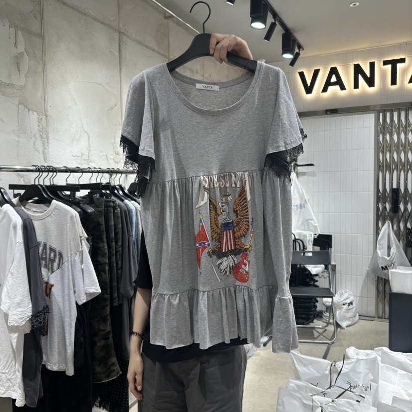 VANTA東大門㊣直郵女士新品職業熱賣推薦時尚真品休閑人氣T恤VANTAT恤