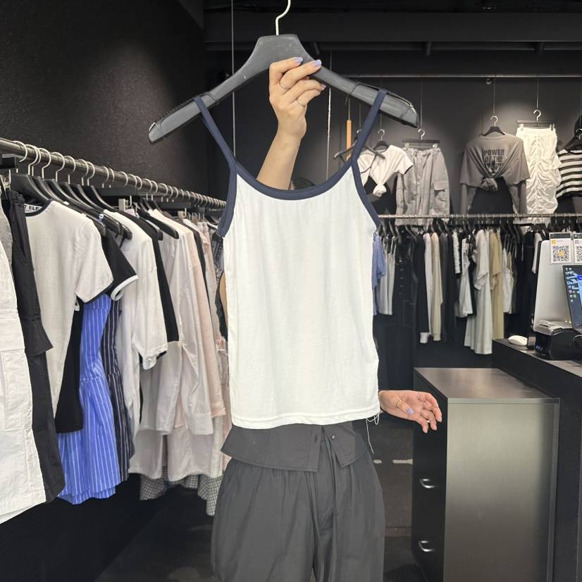 ELF-L東大門㊣直郵女士新品休閑時尚職業真品人氣吊帶背心PROJECT ELF/ELF-L吊帶/背心