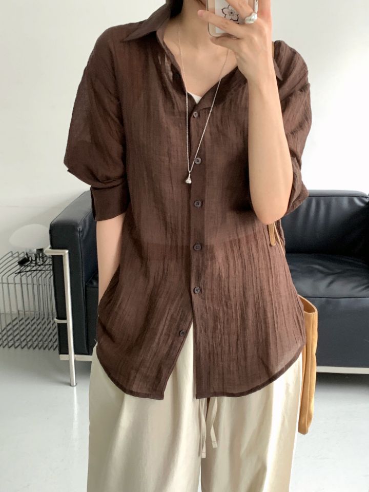 DOIT東大門㊣代購女裝新品真品熱賣職業25春夏人氣襯衫蕾絲衫DOIT襯衫/蕾絲衫