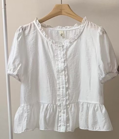 FORME東大門㊣實拍女裝新品真品時尚熱賣人氣職業襯衫蕾絲衫FORME襯衫/蕾絲衫