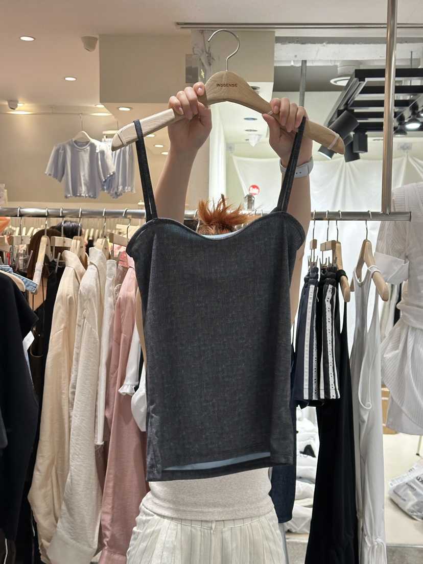 INSSENSE-A東大門㊣實拍女裝新品真品人氣職業25春夏吊帶背心INSSENSE-A吊帶/背心