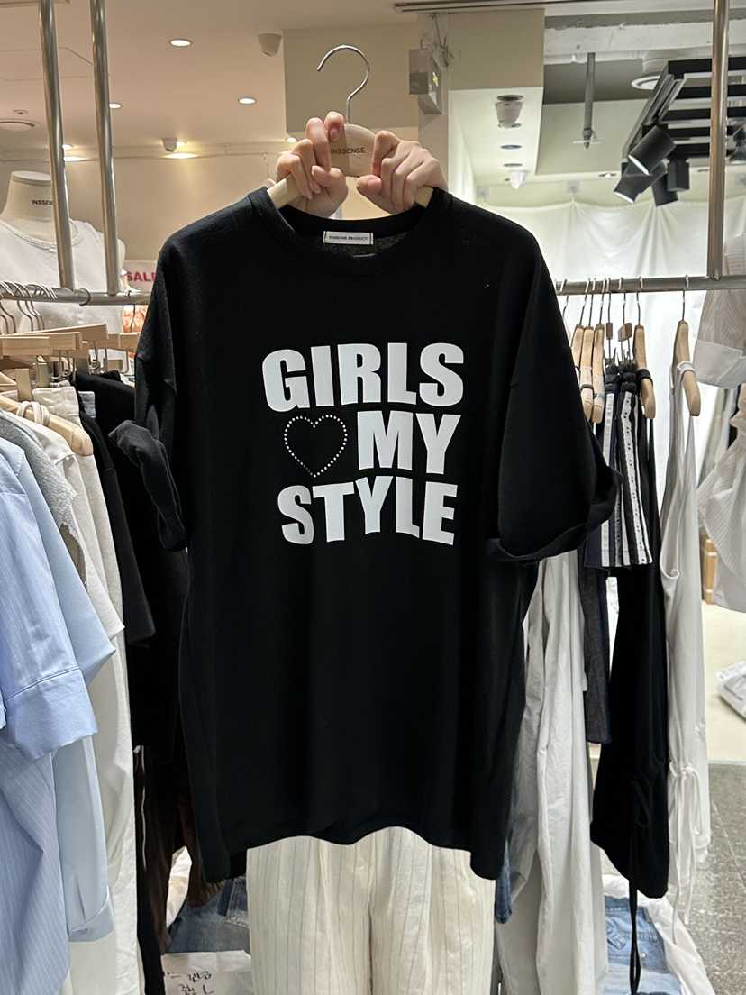 INSSENSE-A東大門㊣實拍女裝新品25春夏人氣職業熱賣推薦T恤INSSENSE-AT恤
