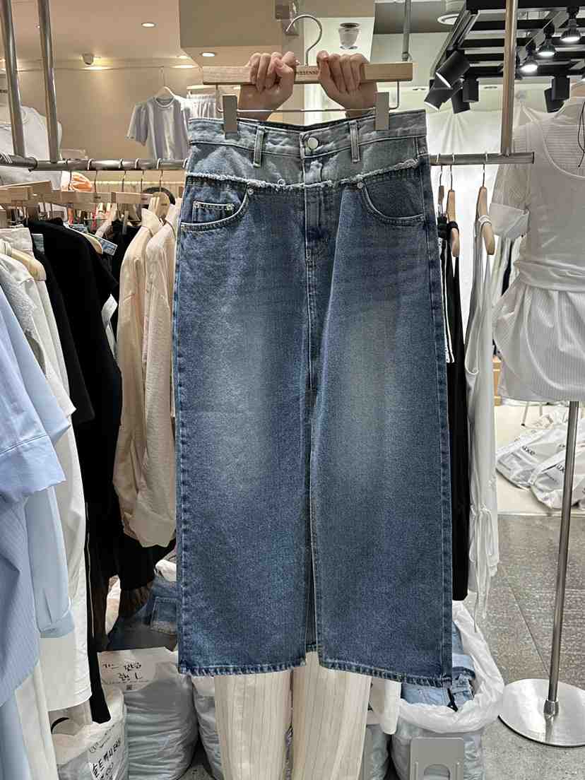 INSSENSE-A東大門㊣實拍女士新品真品職業25春夏人氣時尚長裙INSSENSE-A長裙