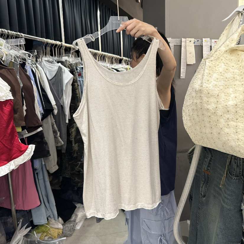 MOMAZU韓國直郵㊣女士新品人氣時尚熱賣休閑職業25春夏吊帶背心MOMAZU吊帶/背心