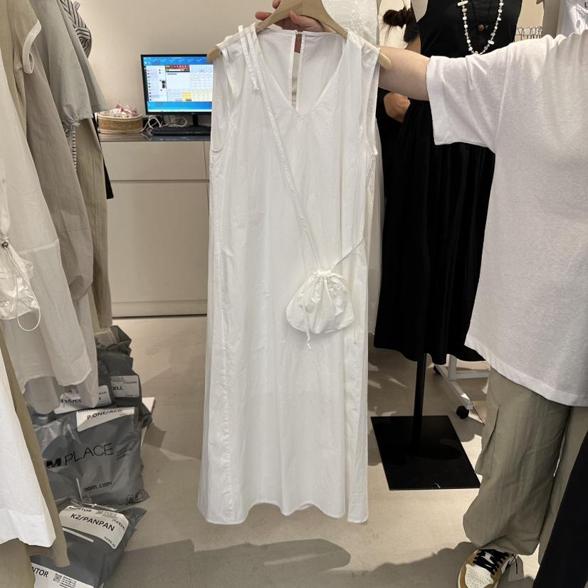 MENTOR東大門㊣代購女裝新品休閑職業25春夏人氣連衣裙含小包MENTOR連衣裙