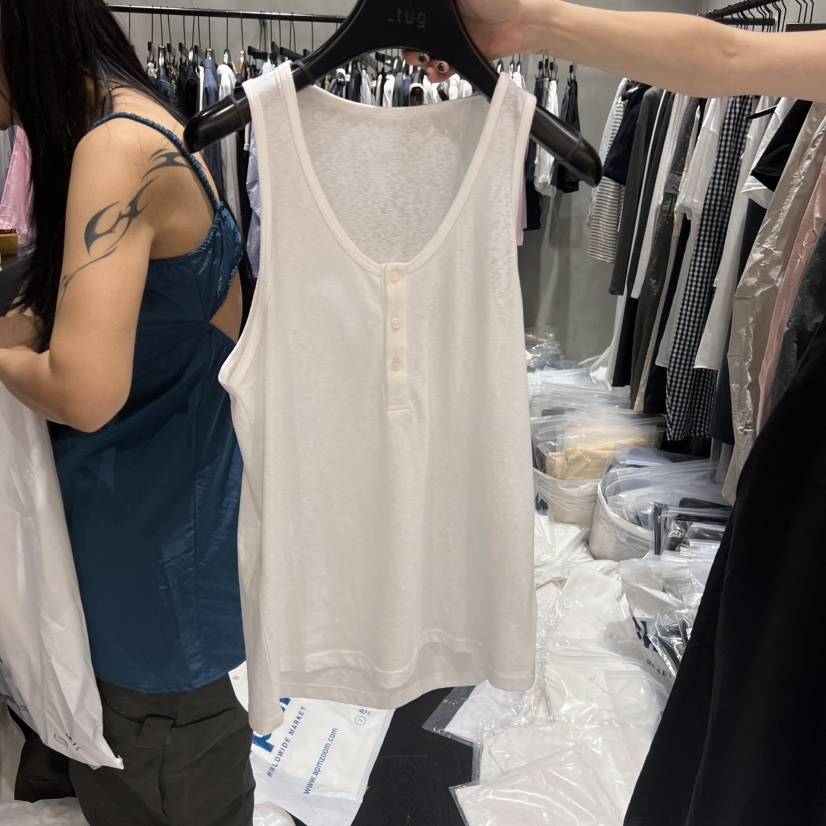 TUG韓國代購㊣女裝新品休閑時尚25春夏人氣真品推薦吊帶背心TUG吊帶/背心