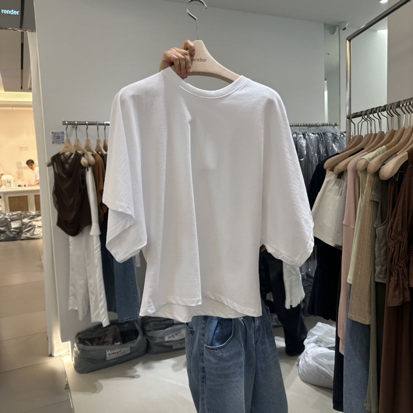 RENDER東大門㊣實拍女裝新品休閑職業熱賣推薦人氣時尚真品T恤RENDERT恤