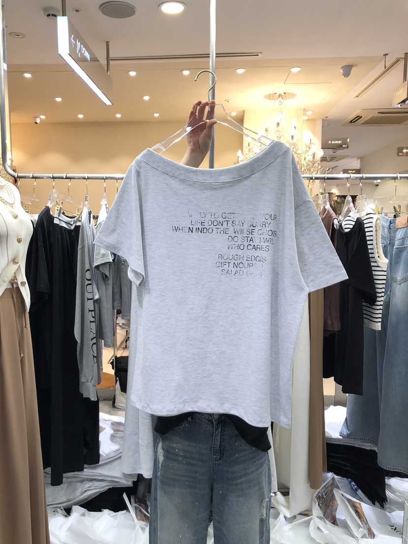 WORK SHOP東大門㊣直郵女士新品人氣25春夏時尚職業休閑T恤Work_shopT恤