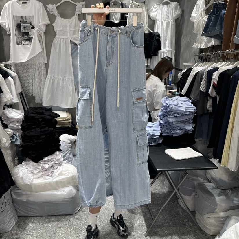 A-DEL韓國直郵㊣女士新款休閑時尚人氣熱賣職業真品牛仔褲A-DEL牛仔褲