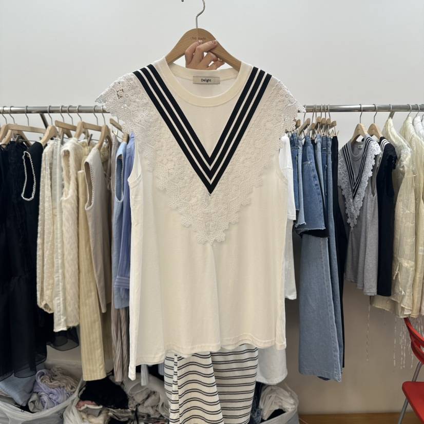 DELIGHT-L韓國直郵㊣女裝新品休閑25春夏熱賣職業吊帶背心DELIGHT吊帶/背心