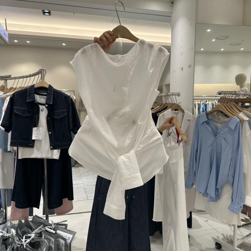BLUEI-D東大門㊣直郵女裝新品職業時尚推薦25春夏吊帶背心Blue i-d吊帶/背心