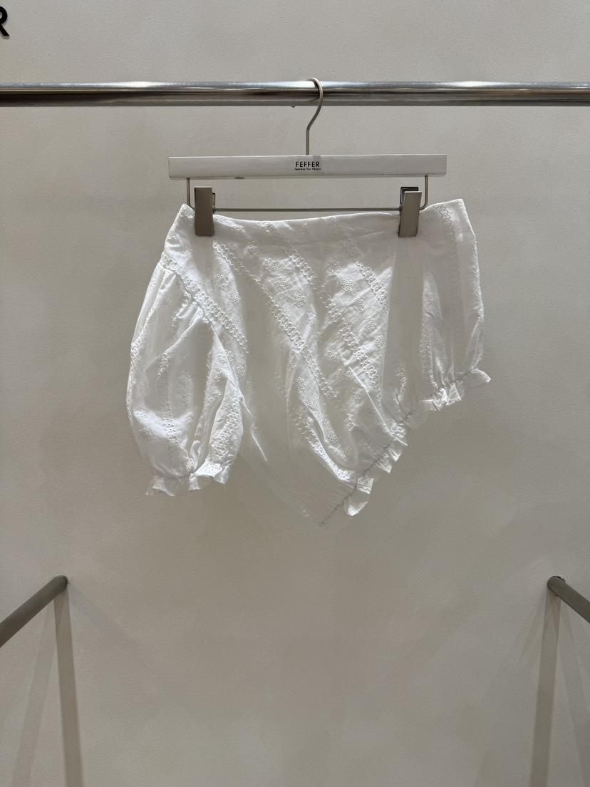 FEFFER韓國代購㊣女士新品熱賣25春夏推薦時尚真品襯衫蕾絲衫FEFFER襯衫/蕾絲衫