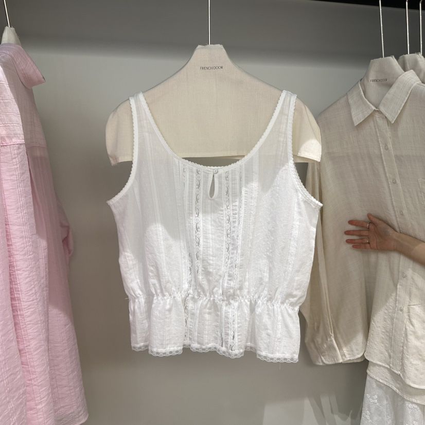 FRENCH DOOR東大門㊣代購女裝新品人氣推薦熱賣時尚吊帶背心FRENCH DOOR吊帶/背心