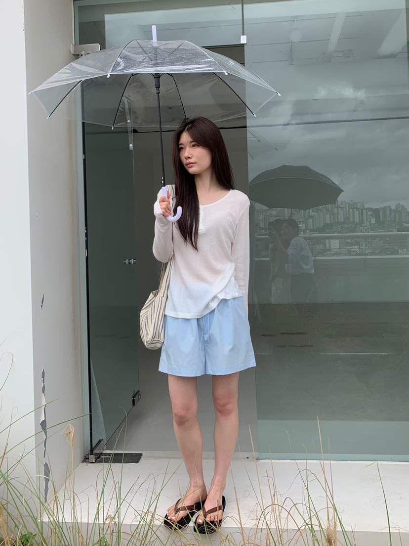 BOUTIQUE SEOUL-P韓國直郵㊣女士新品25春夏熱賣時尚短褲But ton/BOUTIQUE SEOUL短褲