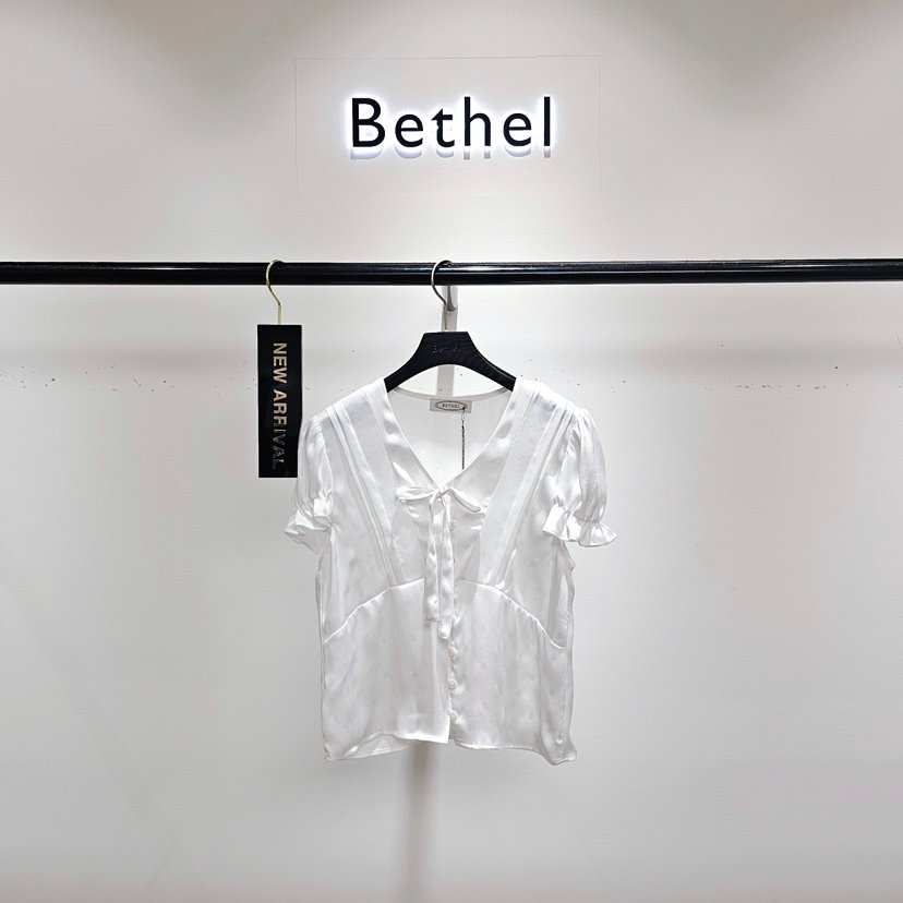 BETHEL韓國代購㊣女裝新品職業休閑真品熱賣推薦襯衫蕾絲衫BETHEL襯衫/蕾絲衫