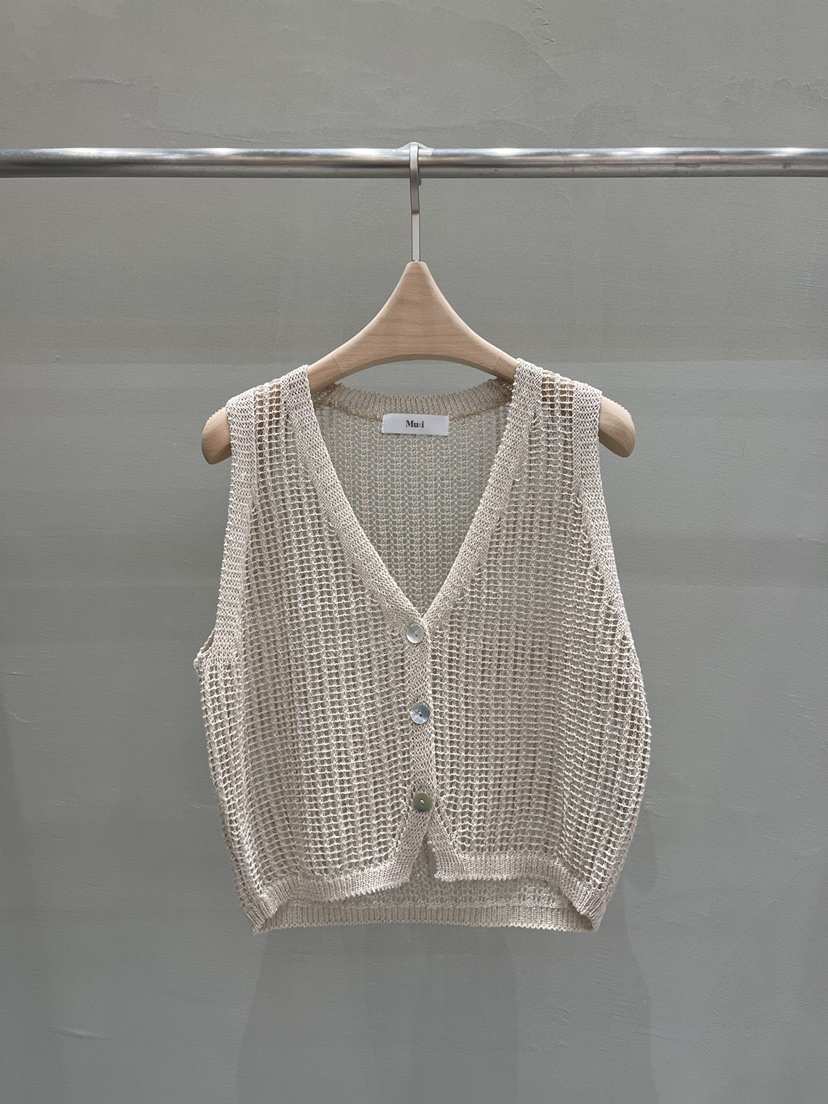 THE MUI東大門㊣代購女裝新品25春夏推薦休閑真品職業馬甲Mu:i-A馬甲