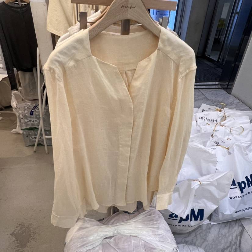 AFTERGLOW東大門㊣實拍女士新品人氣真品職業熱賣襯衫蕾絲衫AFTERGLOW襯衫/蕾絲衫