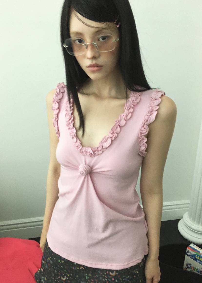 CLODE韓國直郵㊣女士新品推薦時尚人氣休閑職業真品吊帶背心CLODE吊帶/背心