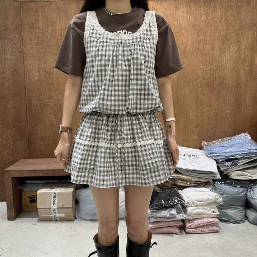 AFTERNOON-P東大門㊣代購女裝新品人氣25春夏時尚休閑連衣裙AFTERNOON連衣裙