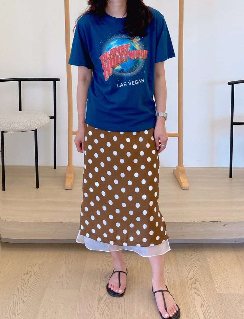 HANNA-A東大門㊣實拍女士新款推薦人氣休閑職業半身裙中短裙HANNA半身裙/中短裙