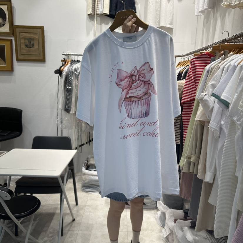MODS-Q東大門㊣實拍女士新品推薦熱賣25春夏時尚休閑真品T恤MODS-QT恤