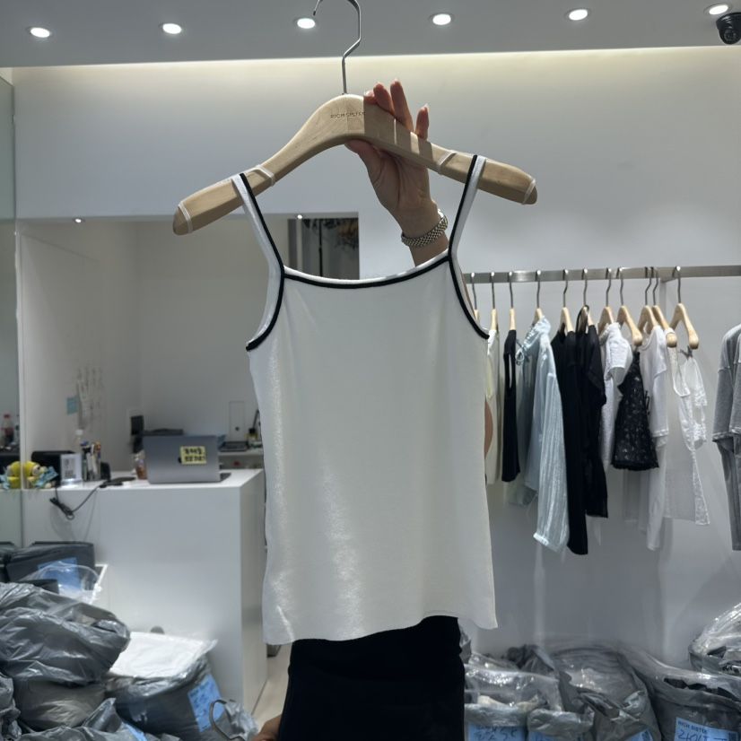 RICH SISTER東大門㊣實拍女裝新品人氣時尚25春夏吊帶背心RICH SISTER吊帶/背心