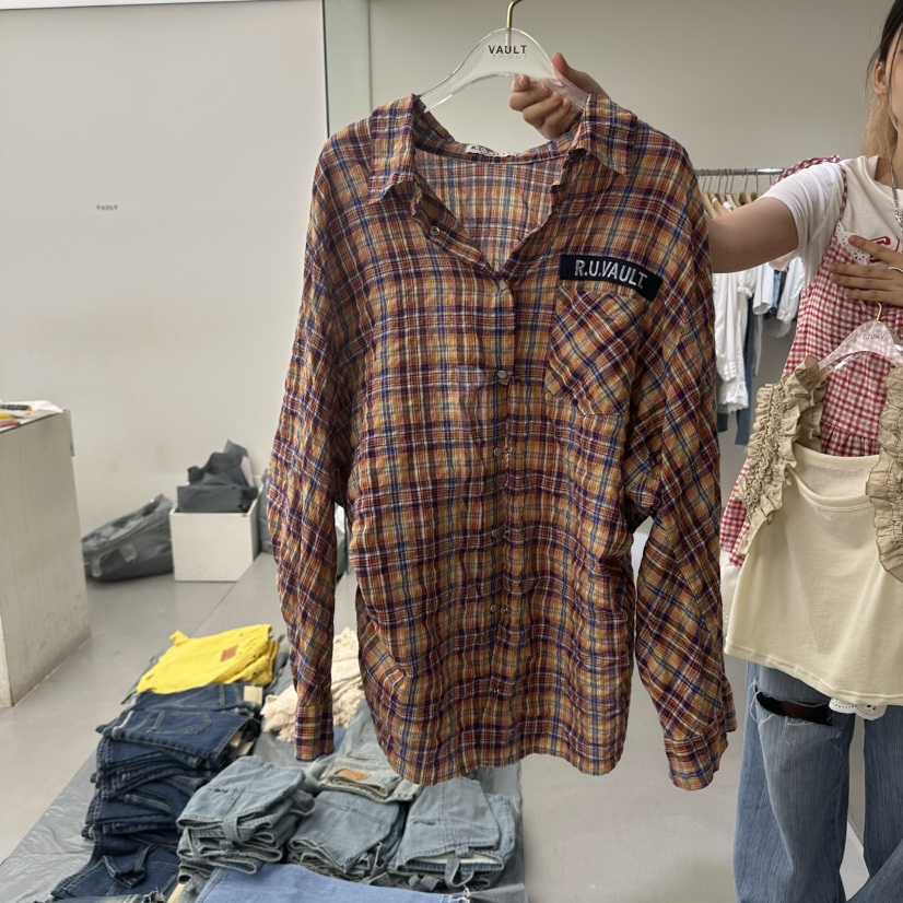 VAULT東大門㊣直郵女士新品職業真品時尚推薦熱賣襯衫蕾絲衫VAULT襯衫/蕾絲衫