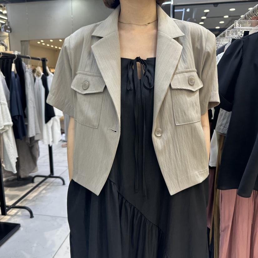 MARIGOLD韓國直郵㊣女士新款職業熱賣時尚25春夏休閑夾克口袋MARIGOLD夾克