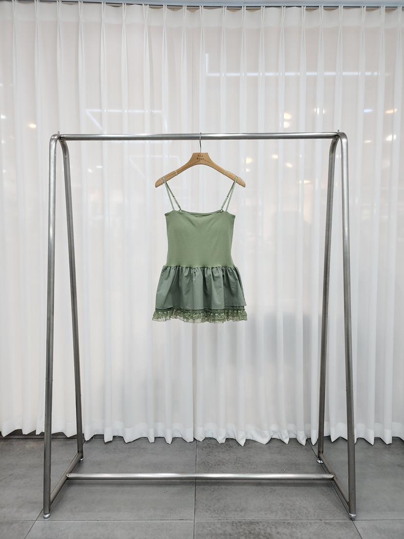 THE FIRST-Q東大門㊣直郵女士新品25春夏職業真品吊帶背心THE FIRST吊帶/背心