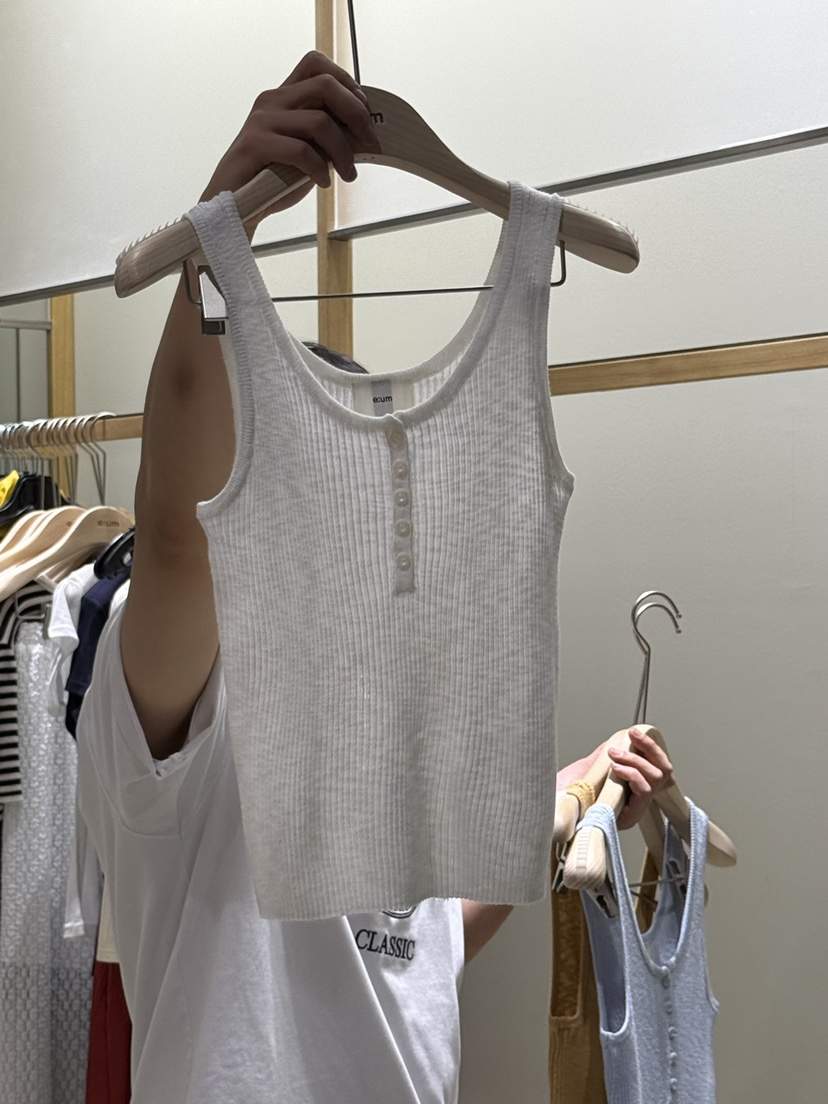 EUM東大門㊣直郵女裝新品休閑25春夏時尚職業熱賣推薦吊帶背心EUM吊帶/背心