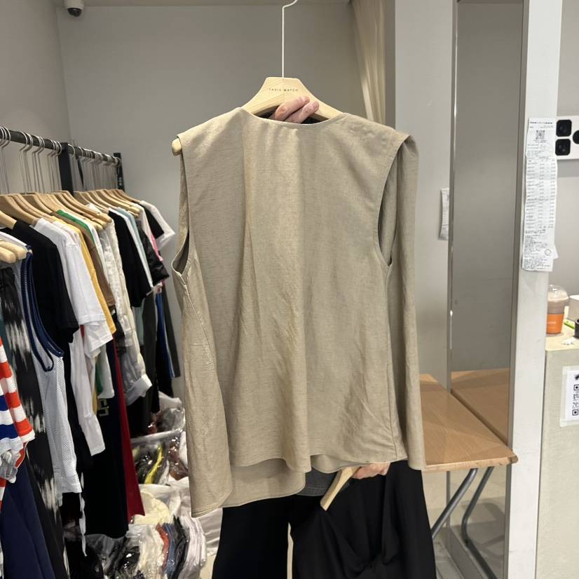 PARIS MATCH韓國代購㊣女士新品推薦時尚25春夏職業吊帶背心PARIS MATCH吊帶/背心