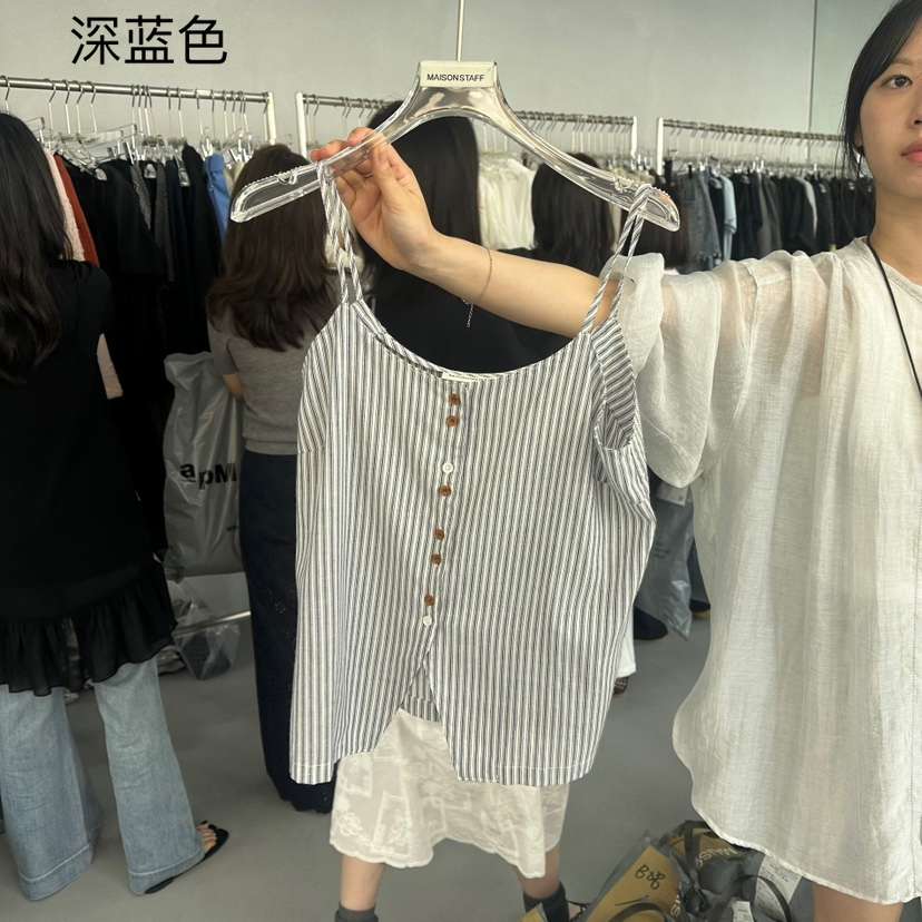 DOUBLE STANDARD/LE SMOKING/MAISONSTAFF東大門㊣實拍女裝新品25春夏吊帶背心MAISONSTAFF吊帶/背心