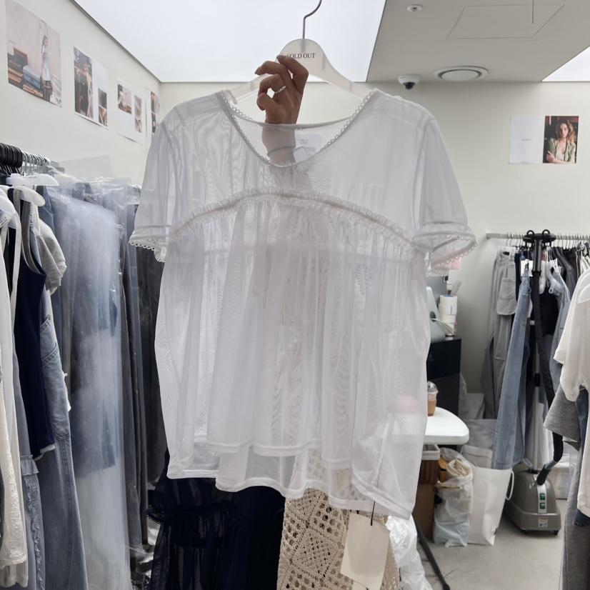SOLD OUT東大門㊣實拍女裝新款休閑真品推薦熱賣襯衫蕾絲衫SOLD OUT襯衫/蕾絲衫
