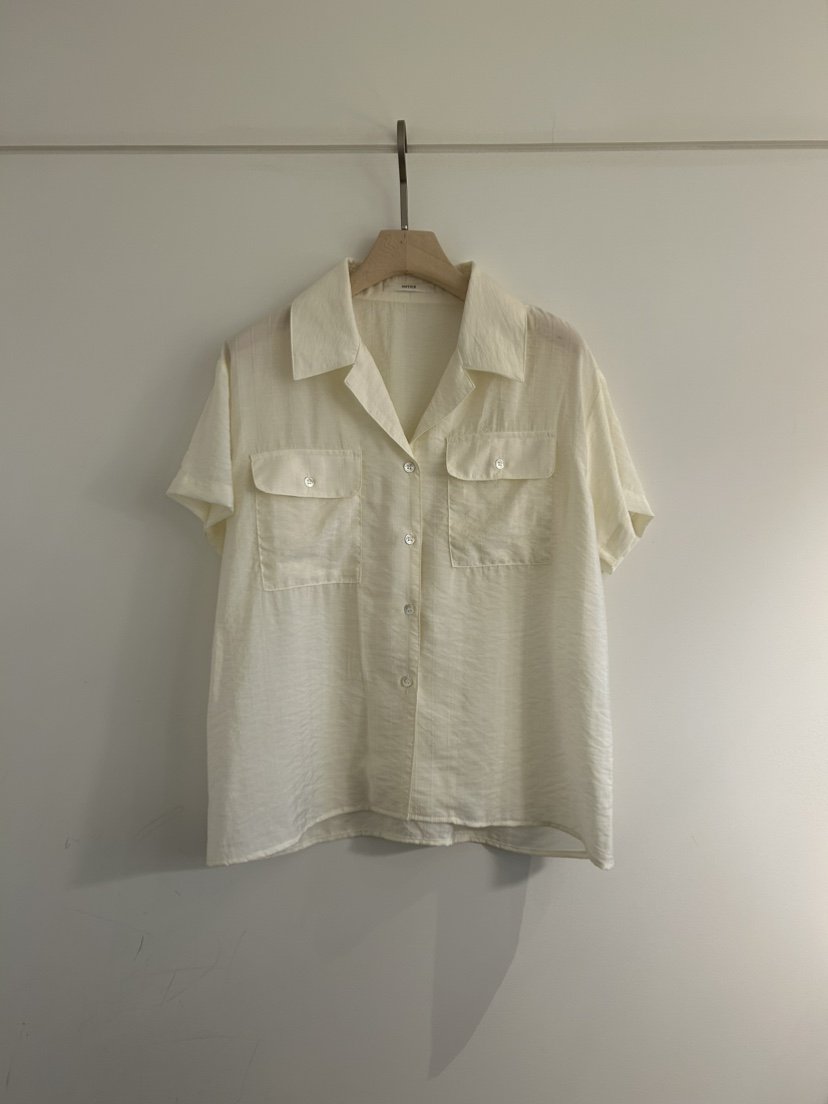 NOTICE韓國直郵㊣女裝新品時尚休閑推薦真品25春夏襯衫蕾絲衫NOTICE襯衫/蕾絲衫